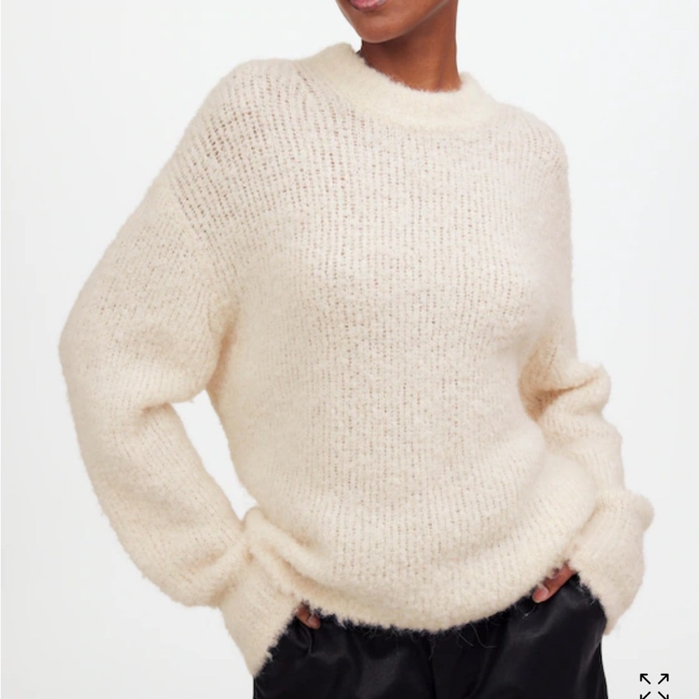 Madewell Soft Cream Turtleneck Sweater